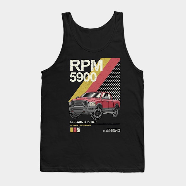 Dodge RAM 1500 Rebel Tank Top by Guyvit